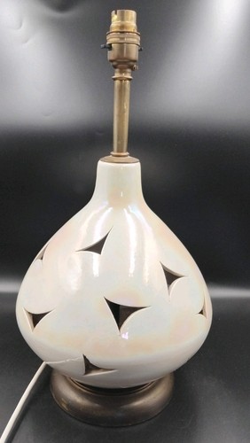 Vintage iridescent ceramic - iridescent,
