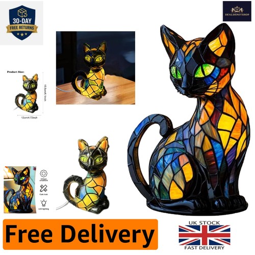 Charming retro cat - charming, night