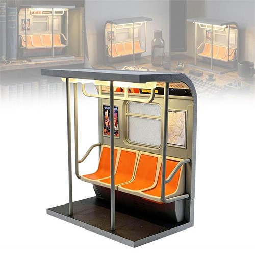 Subway train lamp retro - train, lamp,