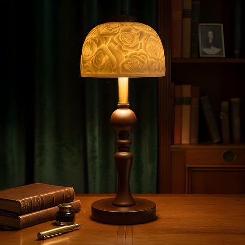 Vintage table lamp with - vintage,