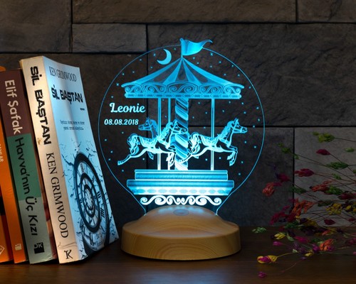 Personalized vintage carousel - personalized,