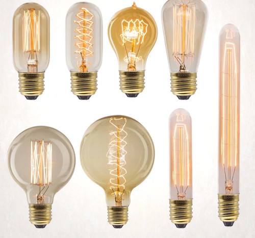 Vintage edison bulb e27 - ,