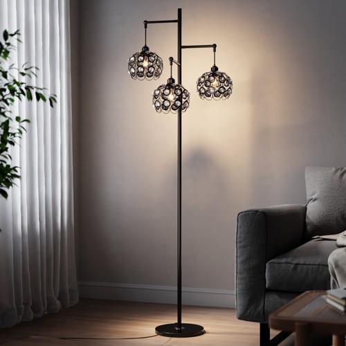 Vintage floor lamp tall - vintage,