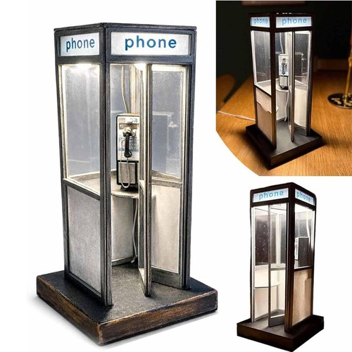 Retro vintage tall phonebooth - vintage,