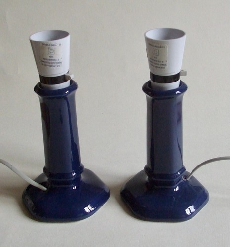Pair vintage 1990s blue