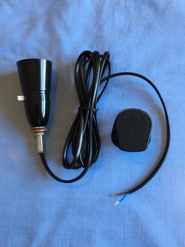 Black pre wired table lamp - ,