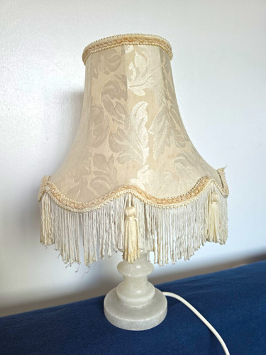 Herna white alabaster table - herna,