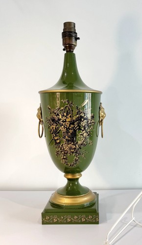Vintage italian toleware urn - italian,