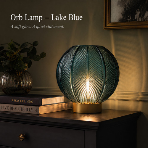 Orb lamp lake blue - lamp, –
