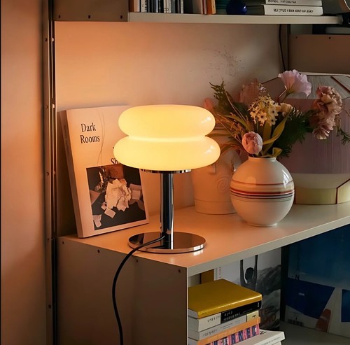Glass lamp warm led bauhaus - lamp,