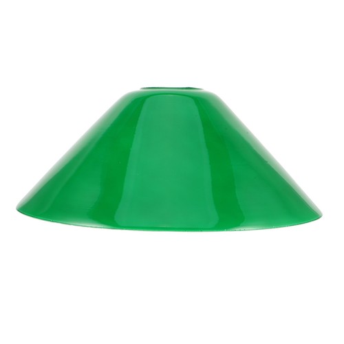 Dark green glass lampshade - dark,