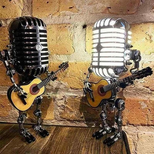 Vintage robot lamps - robot, steampunk
