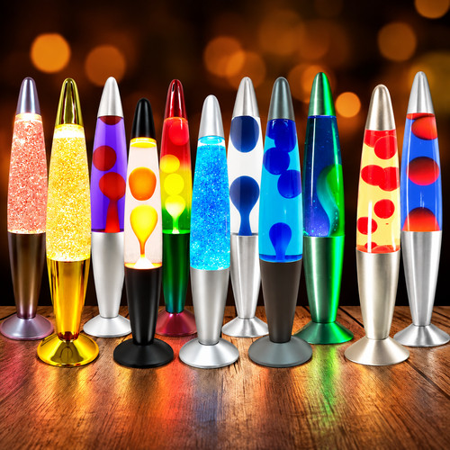Inch lava lamp - lava, colourful