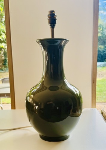 Vintage ceramic large green - ceramic,