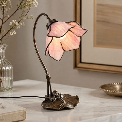 Tiffany floral style table - floral,