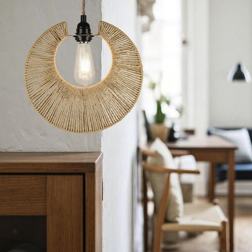 Woven lampshade light - lampshade,