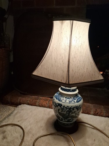 Table lamp vintage - table, lamp,