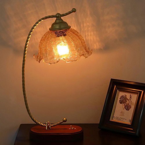 Vintage table lamp - vintage, with