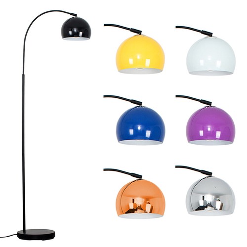 Curved floor lamp - floor, standard