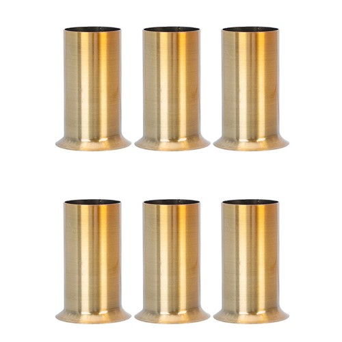 6pcs reusable metal - metal, candle
